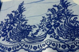 Крайка Цвят кралско синьо 46см